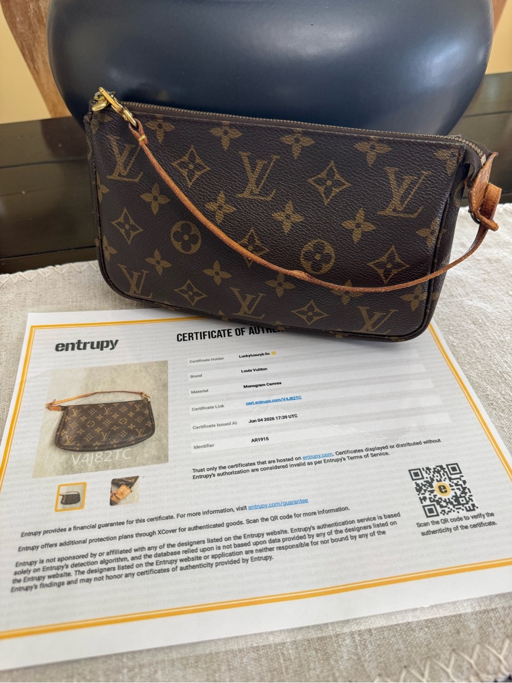 Louis Vuitton Monogram Pochette Accessory Shoulder Bag